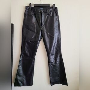 Citizens Of Humanity Black Leather Women Jeans. Size 26